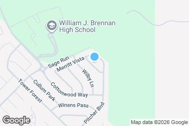 Map image of the property - 2126 Thayer Cv