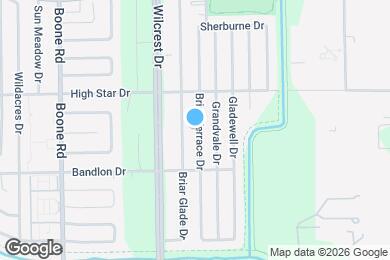 Map image of the property - 6342 Briar Terrace Dr