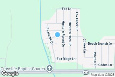 Map image of the property - 12829 Fox Bend Ln