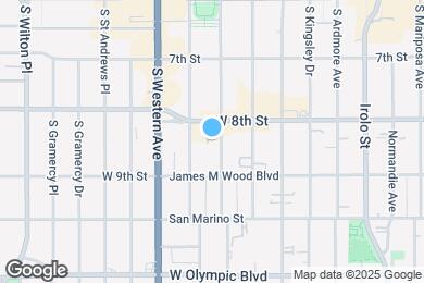 Map image of the property - 819 S Serrano Ave