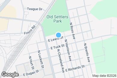 Map image of the property - 1421 N Cleveland Ave