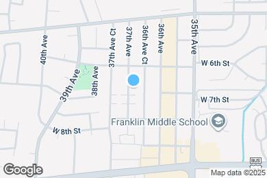 Map image of the property - 632 37th Ave