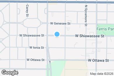 Map image of the property - 927 W Shiawassee St