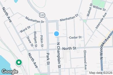 Map image of the property - 187 N Champlain St