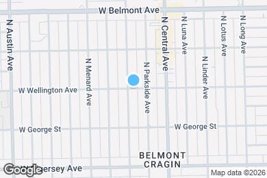 Map image of the property - 5649 W Wellington Ave