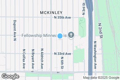 Map image of the property - 3343 N 6th St