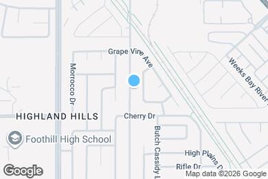 Map image of the property - 725 Arrowhead Trail