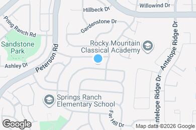 Map image of the property - 4526 Crow Creek Dr