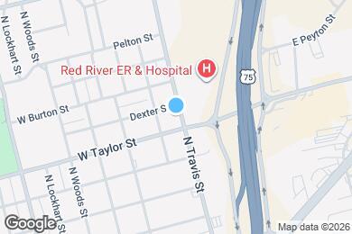 Map image of the property - 1910 N Travis St