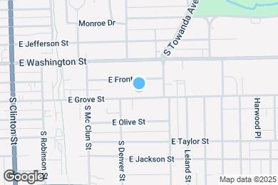 Map image of the property - 1110 E Grove St