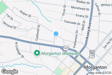 Map image of the property - 108 E Catawba St
