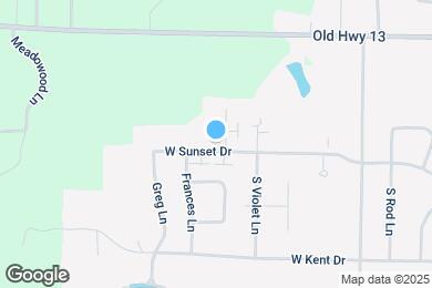 Map image of the property - 3008 W Sunset Dr