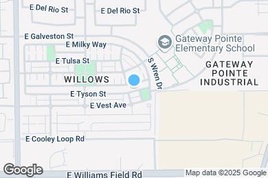 Map image of the property - 4336 E Tyson St