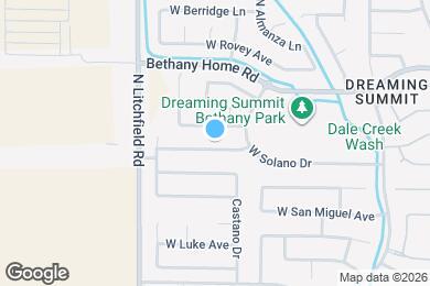 Map image of the property - 13732 W Solano Dr