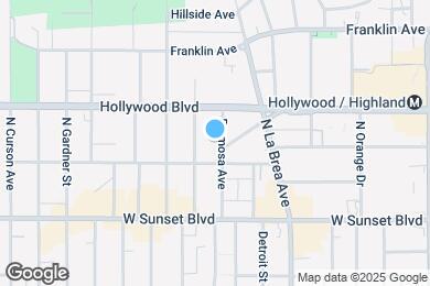 Map image of the property - 1623 N Formosa Ave