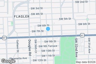 Map image of the property - 3450 SW 7th St