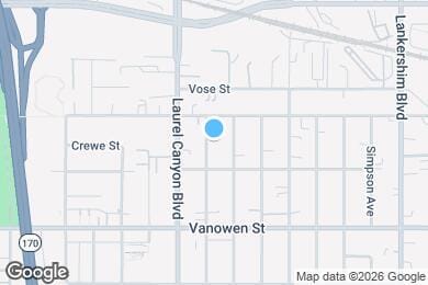 Map image of the property - 6928 Agnes Ave