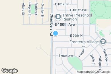 Map image of the property - 15316 E 99th Pl