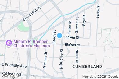 Map image of the property - 407 N Dudley St
