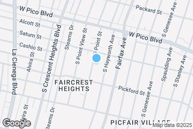 Map image of the property - 1522 Hi Point Street