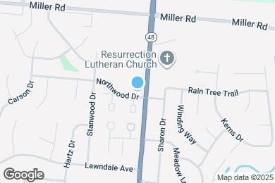 Map image of the property - Cedar Ridge Apartments