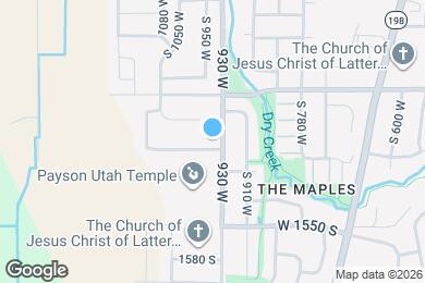 Map image of the property - 936 W Temple Rim Ln
