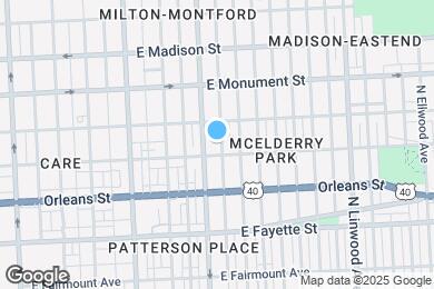 Map image of the property - 500 N Rose St