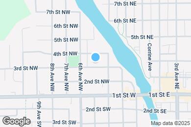Map image of the property - 416 3rd St NW