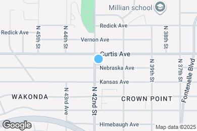 Map image of the property - 6203 N 42nd St