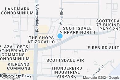 Map image of the property - The District at Scottsdale Apartments