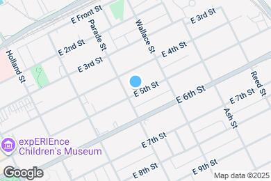 Map image of the property - 412 E 5th St