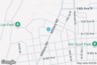 Map image of the property - 1103 Military Rd