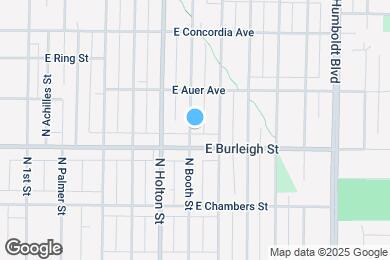 Map image of the property - 3122 N Booth St
