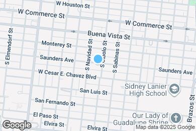 Map image of the property - 2106 Saunders Ave