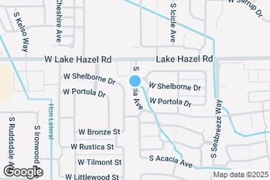 Map image of the property - 6651 S Acacia Ave