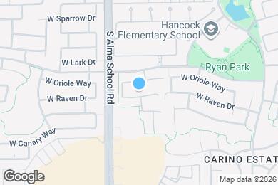 Map image of the property - 892 W Raven Dr