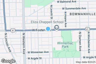 Map image of the property - 2215 W Foster Ave