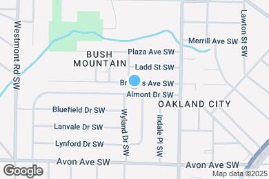Map image of the property - 1293 Almont Dr SW
