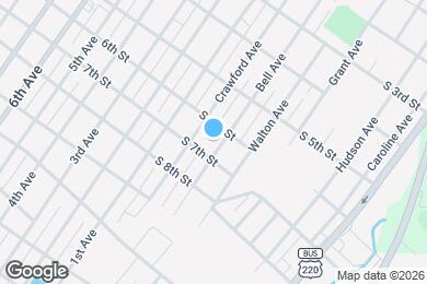 Map image of the property - 610 Bell Ave