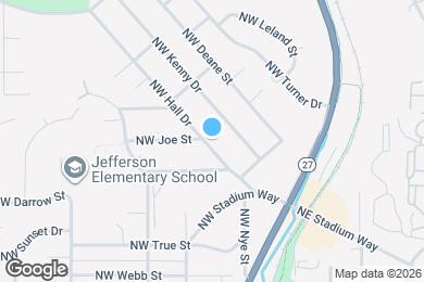 Map image of the property - 1358 NW Hall Dr