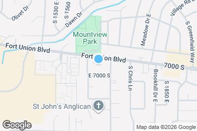 Map image of the property - 1642 East Fort Union Blvd