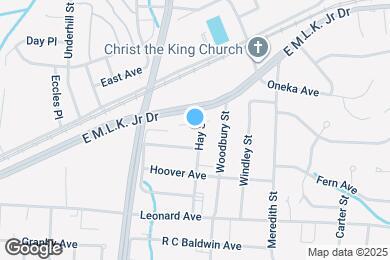 Map image of the property - 208 Hay St