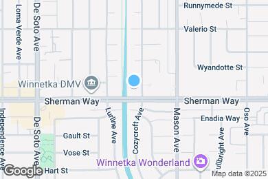Map image of the property - 7211 Cozycroft Ave