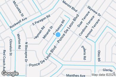 Map image of the property - 2587 Ponce De Leon Blvd