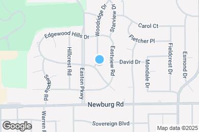 Map image of the property - 1210 Woodridge Dr