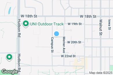 Map image of the property - 1222 W 20th St