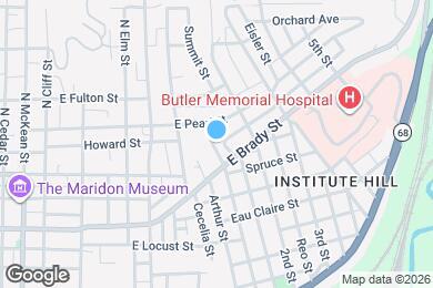 Map image of the property - 427 1st St