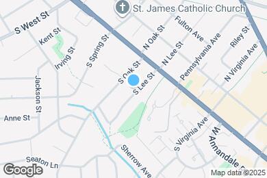 Map image of the property - 114 S Lee St