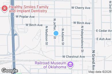 Map image of the property - 1031 N Jefferson St