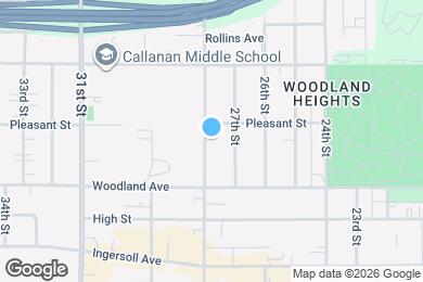 Map image of the property - 675 28th St